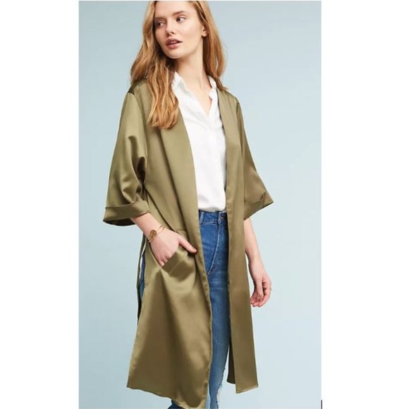 Satin Garden Kimono by Floreat from Anthropologie - Picture 2 of 10